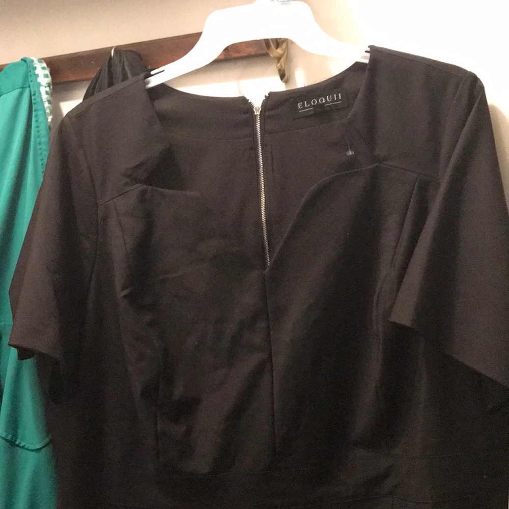 Size 24 Eloquii Black Dress